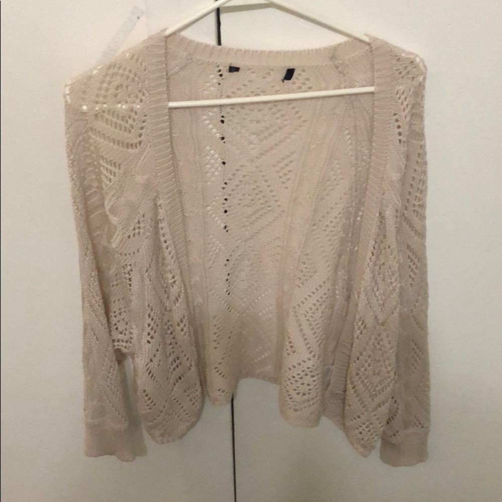 Knit blush cardigan, Suze Medium